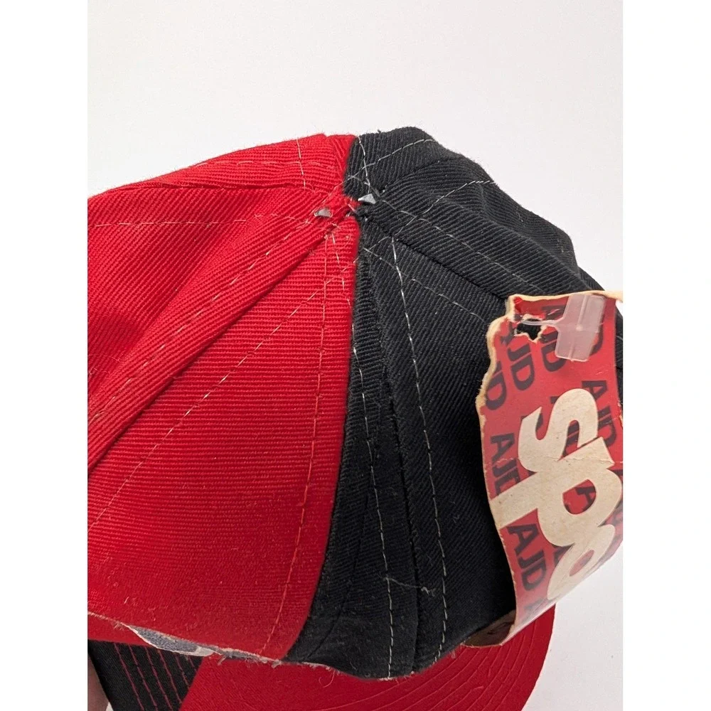 Vintage Darrell Waltrip Western Auto Hat Cap Snap Back Mens One Size Red NASCAR